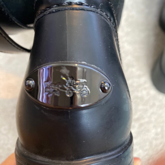 NEW COACH ZENA WINTER MOTO BOOTS SZ 9 RV $298! - Picture 5 of 5